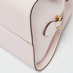 Pre Owned Tod's Light Pink Leather Mini Sella Satchel