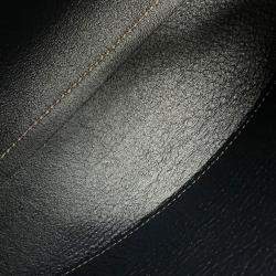 Pre Owned Tod Ron Herman Collaboration Handbag Black Leather Size Micro