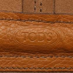 Pre Owned Tod's D Bag Media Tan Leather Tote