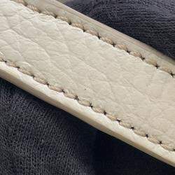 مملوكة مسبقًا حقيبة تودز ميني جلد أبيض حجم صغير