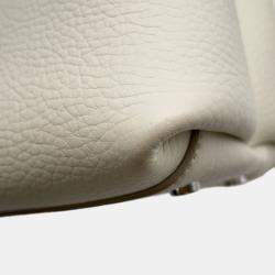 مملوكة مسبقًا حقيبة تودز ميني جلد أبيض حجم صغير