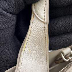 مملوكة مسبقًا حقيبة تودز ميني جلد أبيض حجم صغير