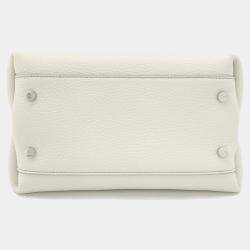 مملوكة مسبقًا حقيبة تودز ميني جلد أبيض حجم صغير
