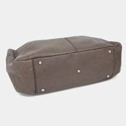 Pre Owned حقيبة يد تودز جلد بني