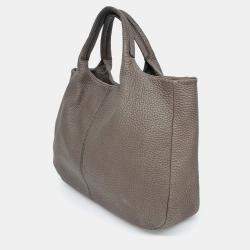 Pre Owned حقيبة يد تودز جلد بني