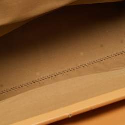 Pre Owned Tod's Tan Leather Frame Satchel