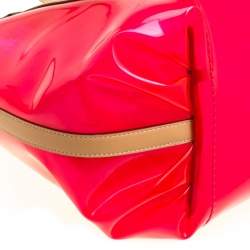 Pre Owned Tod's Red/Beige PVC and Leather Tote