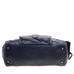 Pre Owned حقيبة تودز جيوب جلد كحلية