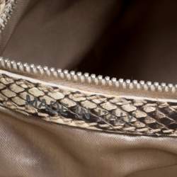 Tod's Beige Python G-Line Easy Sacca Tote