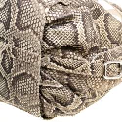 Tod's Beige Python G-Line Easy Sacca Tote