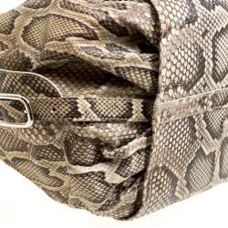 Tod's Beige Python G-Line Easy Sacca Tote
