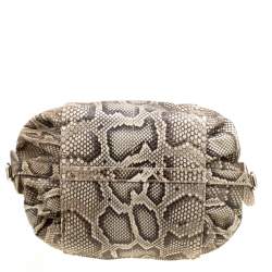 Tod's Beige Python G-Line Easy Sacca Tote