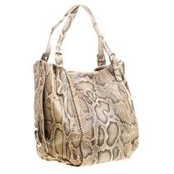 Tod's Beige Python G-Line Easy Sacca Tote