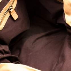 Tod's Camel Leather Softy Grande Goa Messenger Bag
