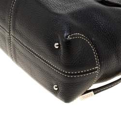 Tod's Black Leather Small D Bag Media Tote