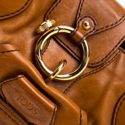 مملوكة مسبقًا Tod’s Brown Leather Peggy Satchel