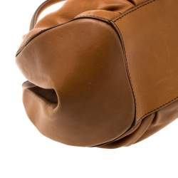 مملوكة مسبقًا Tod’s Brown Leather Peggy Satchel