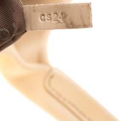 Pre Owned حقيبة تودز جلد كريمية