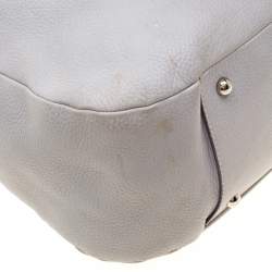 Pre Owned حقيبة تودز جلد حُبيبي رصاصية