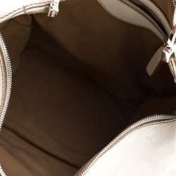 Tod's White Leather Charlotte Hobo