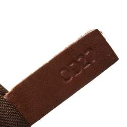 Pre Owned حقيبة يد تودز G-لاين ايزي ساكا كانفاس مقوى لامع و جلد مستردة