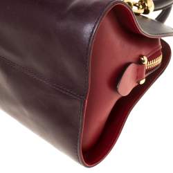 Tods Dark Brown Leather Sella Satchel 
