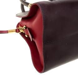 Tods Dark Brown Leather Sella Satchel 