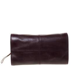 Tods Dark Brown Leather Sella Satchel 