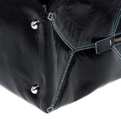 Tod's Black Patent Leather Box Satchel