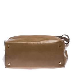 Tod's Brown Leather Top Handle Bag