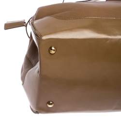 Tod's Brown Leather Top Handle Bag