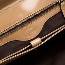 Tod's Brown Leather Top Handle Bag