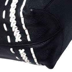 مملوكة مسبقًا Tod's Black Leather Gipsy Shopper Tote