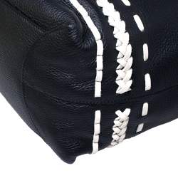 مملوكة مسبقًا Tod's Black Leather Gipsy Shopper Tote