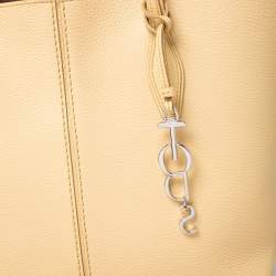 Pre Owned Tod's Yellow Leather Medium Joy Shopper Tote
