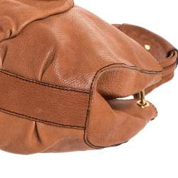 مملوكة مسبقًا حقيبة كتف تودز جلد بنية