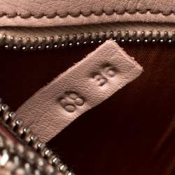 مملوكة مسبقًا Tod's Blush Pink Leather MIni Double T Shoulder Bag