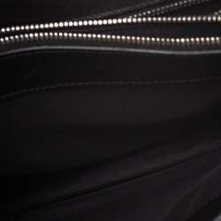 Pre Owned حقيبة كتف تودز T مزدوج ميني شعر عجل طباعة فهد بيج/ بني