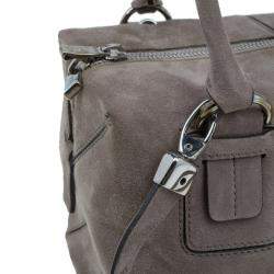 مملوكة مسبقًا حقيبة يد تودز بوكس جلد مدبوغ رمادي