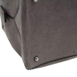 مملوكة مسبقًا حقيبة يد تودز بوكس جلد مدبوغ رمادي