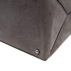 مملوكة مسبقًا حقيبة يد تودز بوكس جلد مدبوغ رمادي