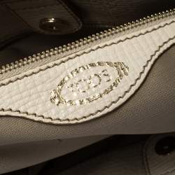 Pre Owned حقيبة يد تودز دي ستيلينغ بيكولو جلد كريمي