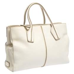 Pre Owned حقيبة يد تودز دي ستيلينغ بيكولو  جلد كريمي