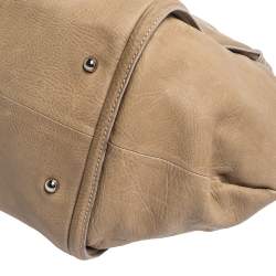 Pre Owned Tod's Beige Leather Shade Tote