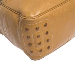 Pre Owned Tod's Light Brown Leather Micky Hobo