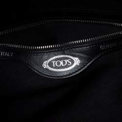 Pre Owned Tod's Tri Color Leather Twist Satchel