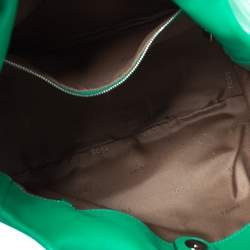 مملوكة مسبقًا Tod's Green Leather Beveled Tote