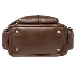 Pre Owned Tod's Brown Leather Multi Pocket Bag