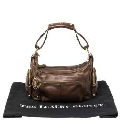 Pre Owned Tod's Brown Leather Multi Pocket Bag