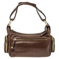 Pre Owned Tod's Brown Leather Multi Pocket Bag